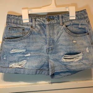 Forever 21 high waisted denim shorts